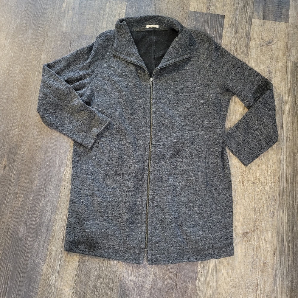Eileen fisher zip sweater..AD
